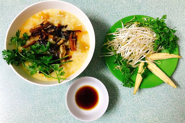 Cháo Lươn Đậu Xanh Bí Đỏ