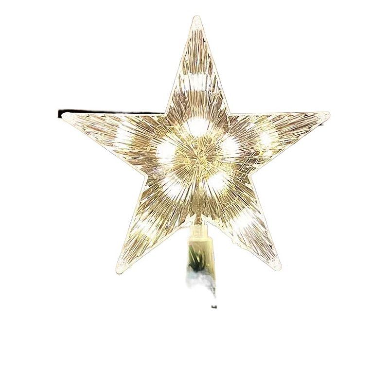 Glowing Christmas Tree Topper with Lighting Modes