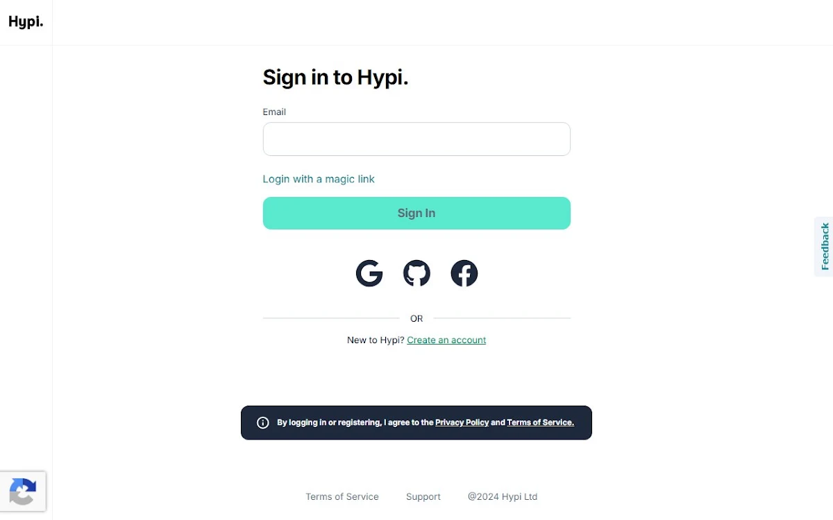 Captura de hypi.app