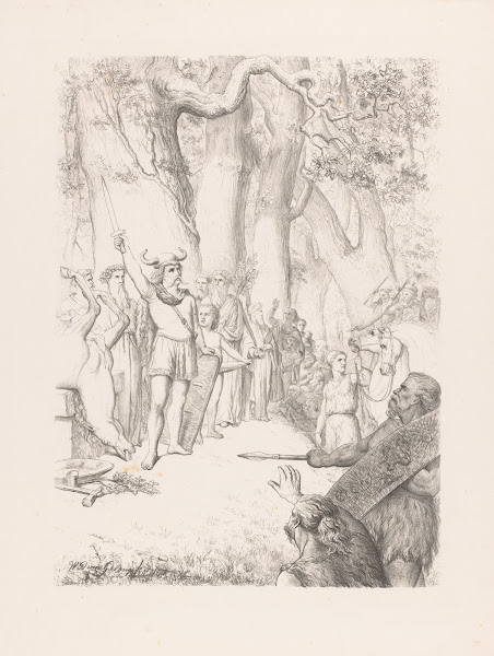 Claudius Civilis swears against the Romans 1869