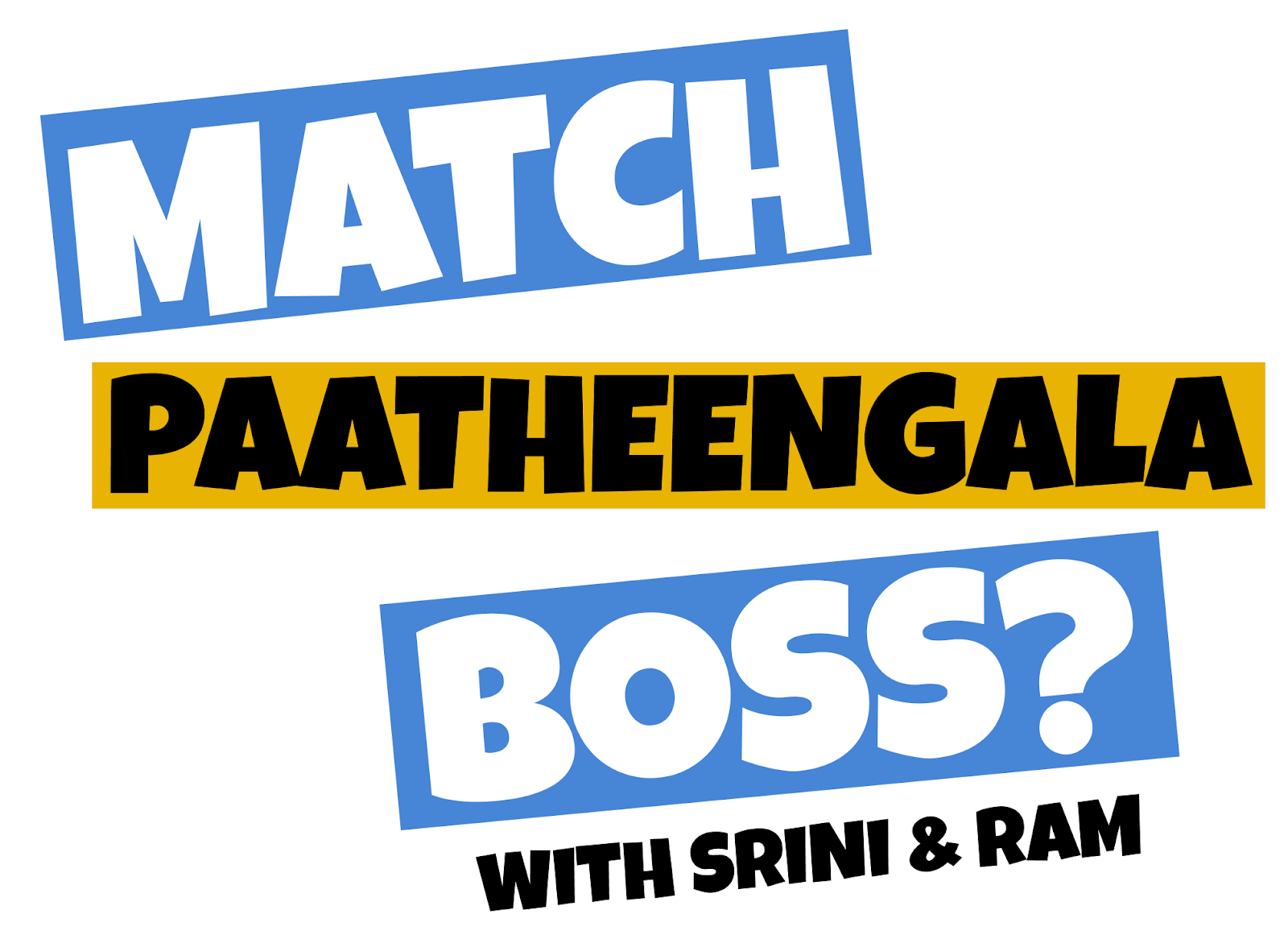 Match Paatheengala Boss Cover