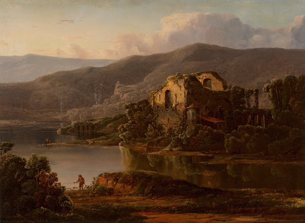 Italian Landscape with Ruins 1854