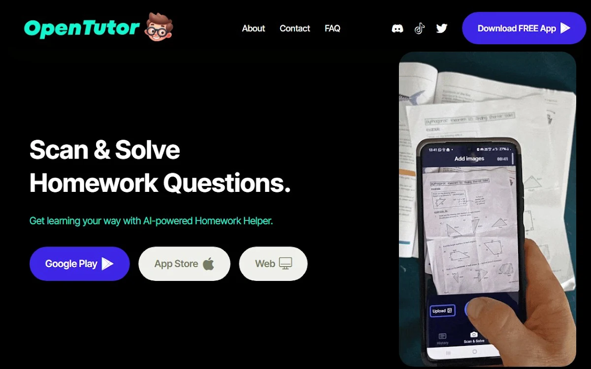 Captura de Open Tutor App