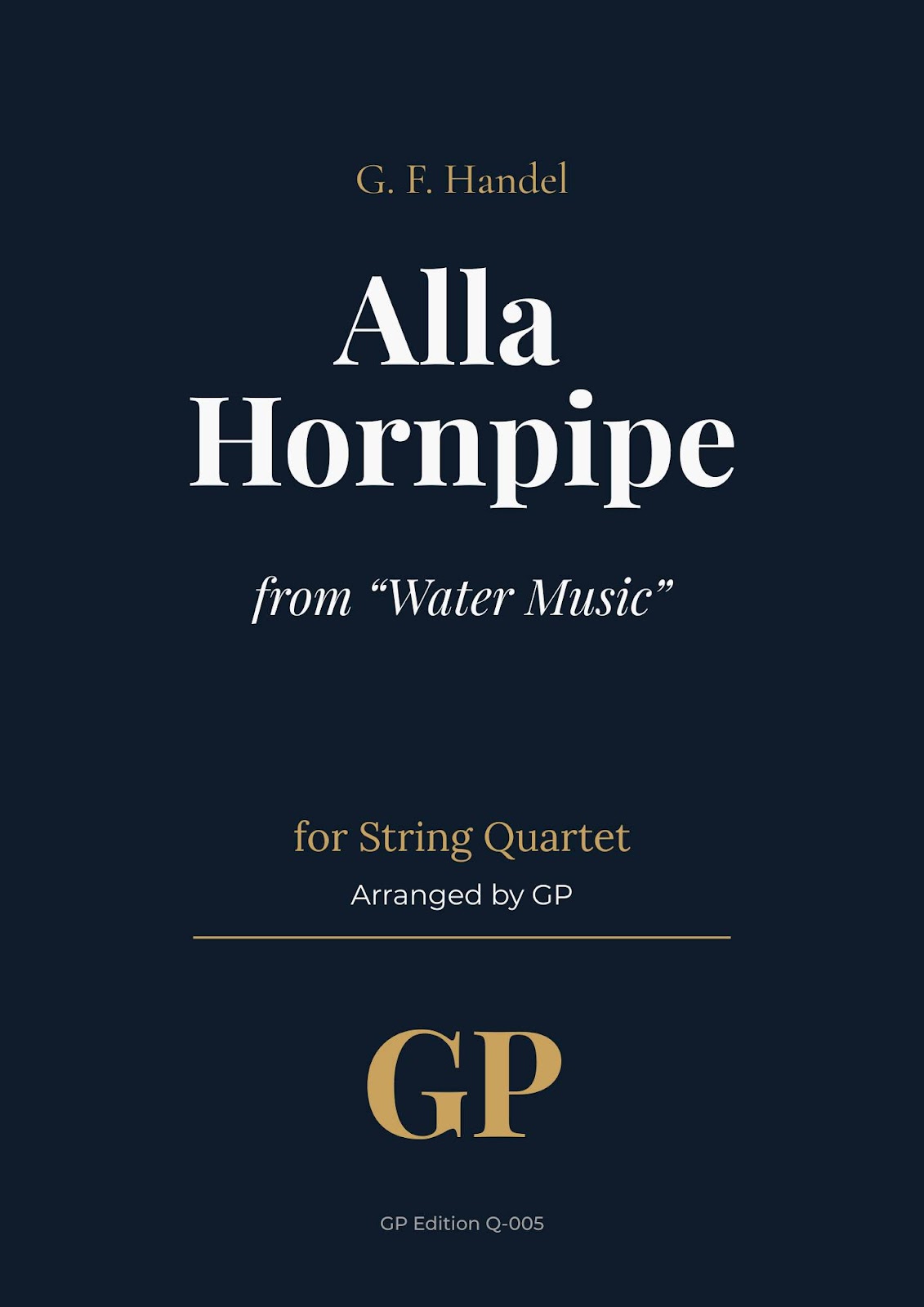 GP Premium Sheet Music Cover