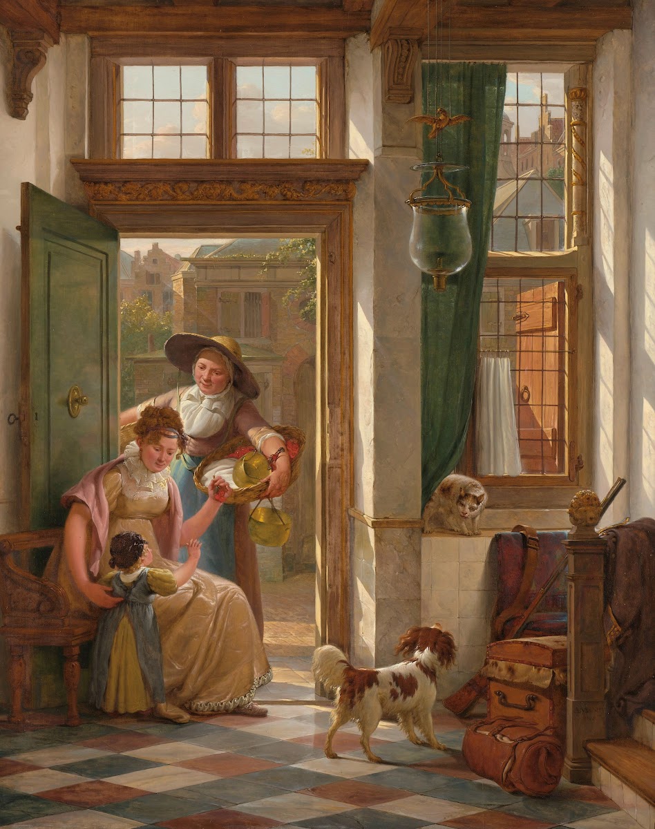 A Cherry Vendor at the Door 1816
