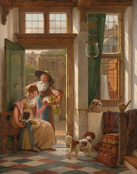 A Cherry Vendor at the Door 1816