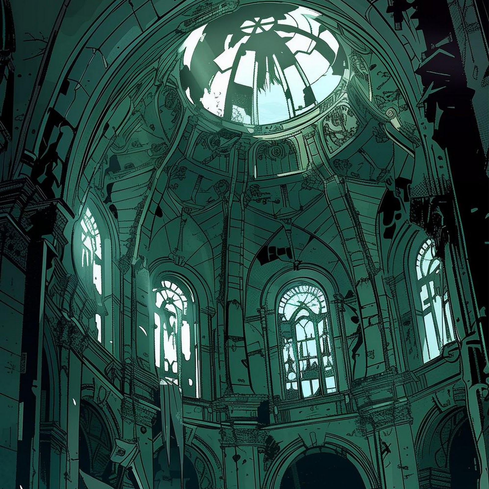 Download Ruined Domed Cathedral iPhone