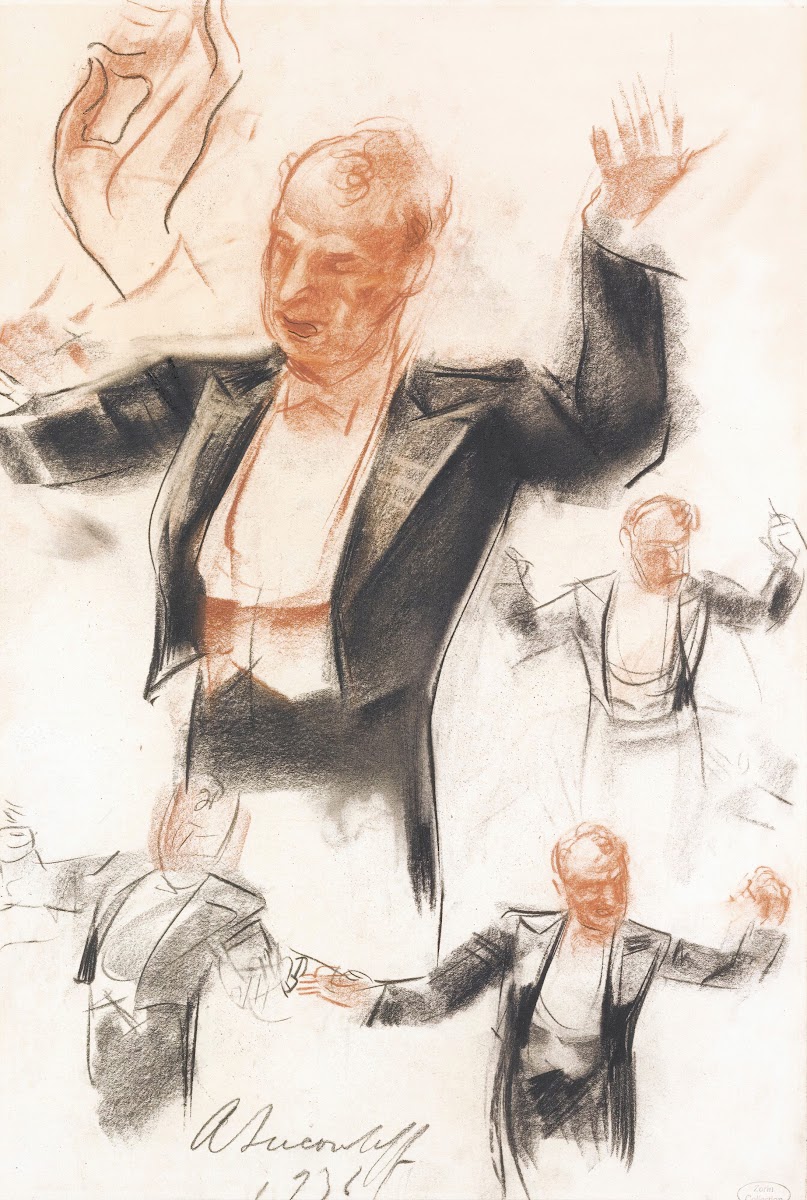Sergei Kusevitsky Conducting The Boston Symphony Orchestra 1936