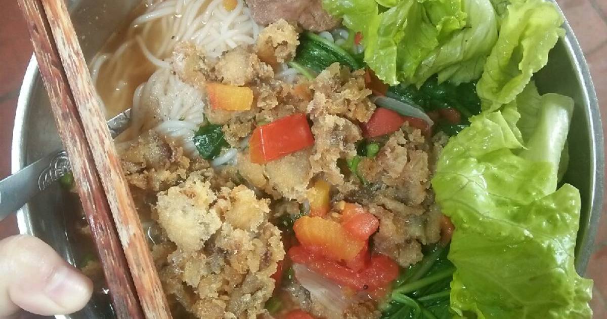 Bún cá ngày mưa gió