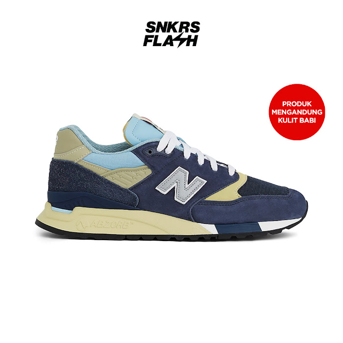 NEW BALANCE MADE IN USA 998 NAVY CHROME BLUE - Size 44