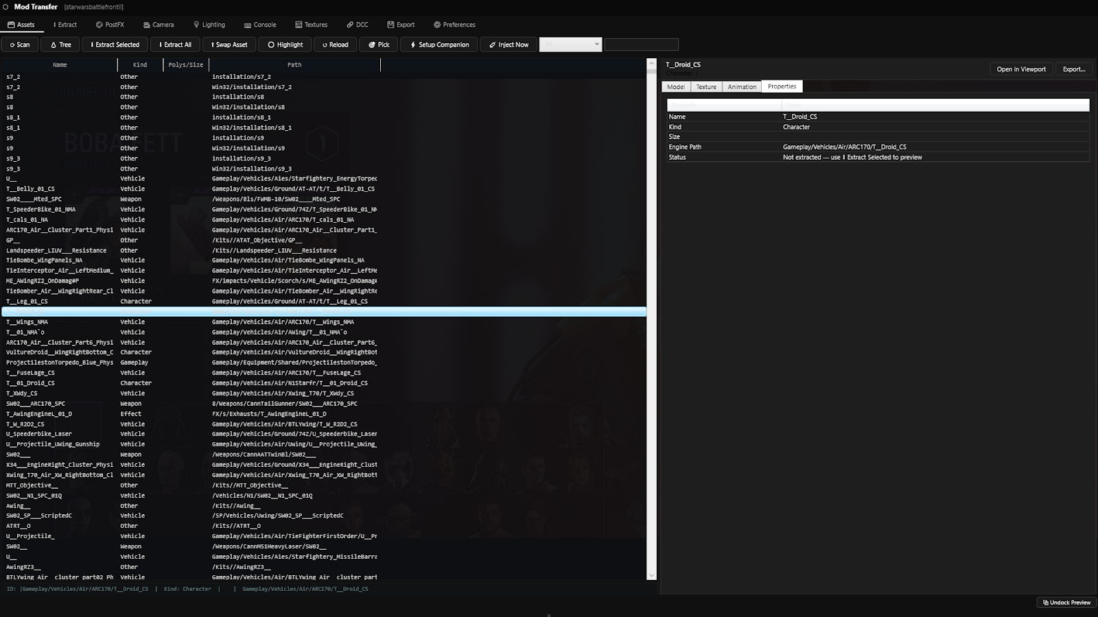 Mod Transfer Interface 89