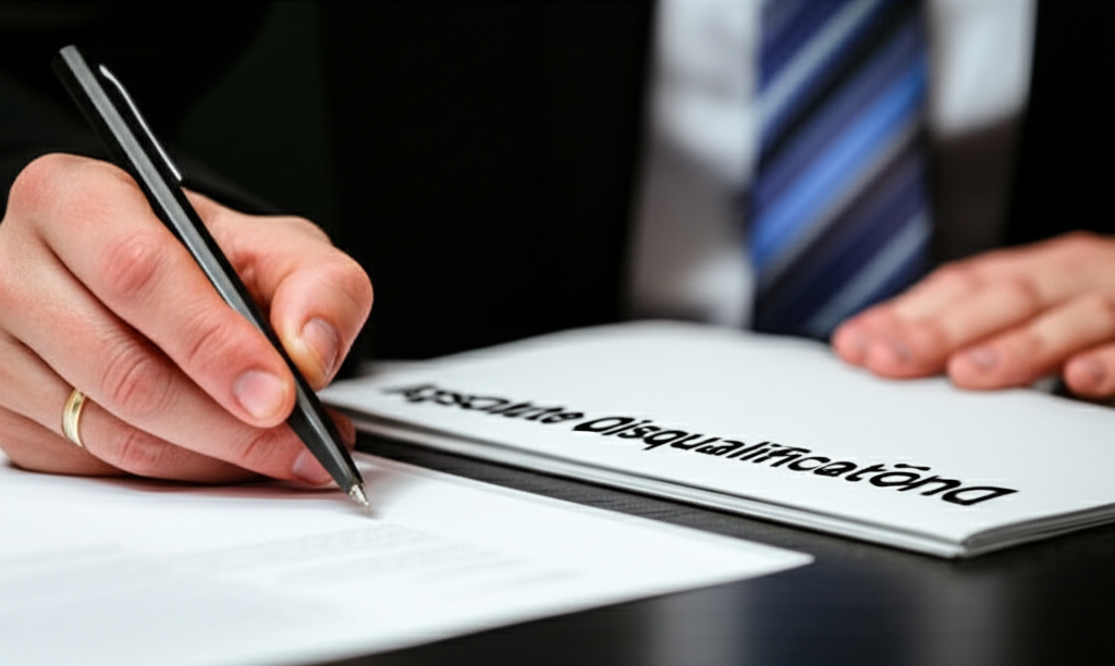 ⚠️ 3. 절대 안 되는 결격 사유 (탈락 조건)