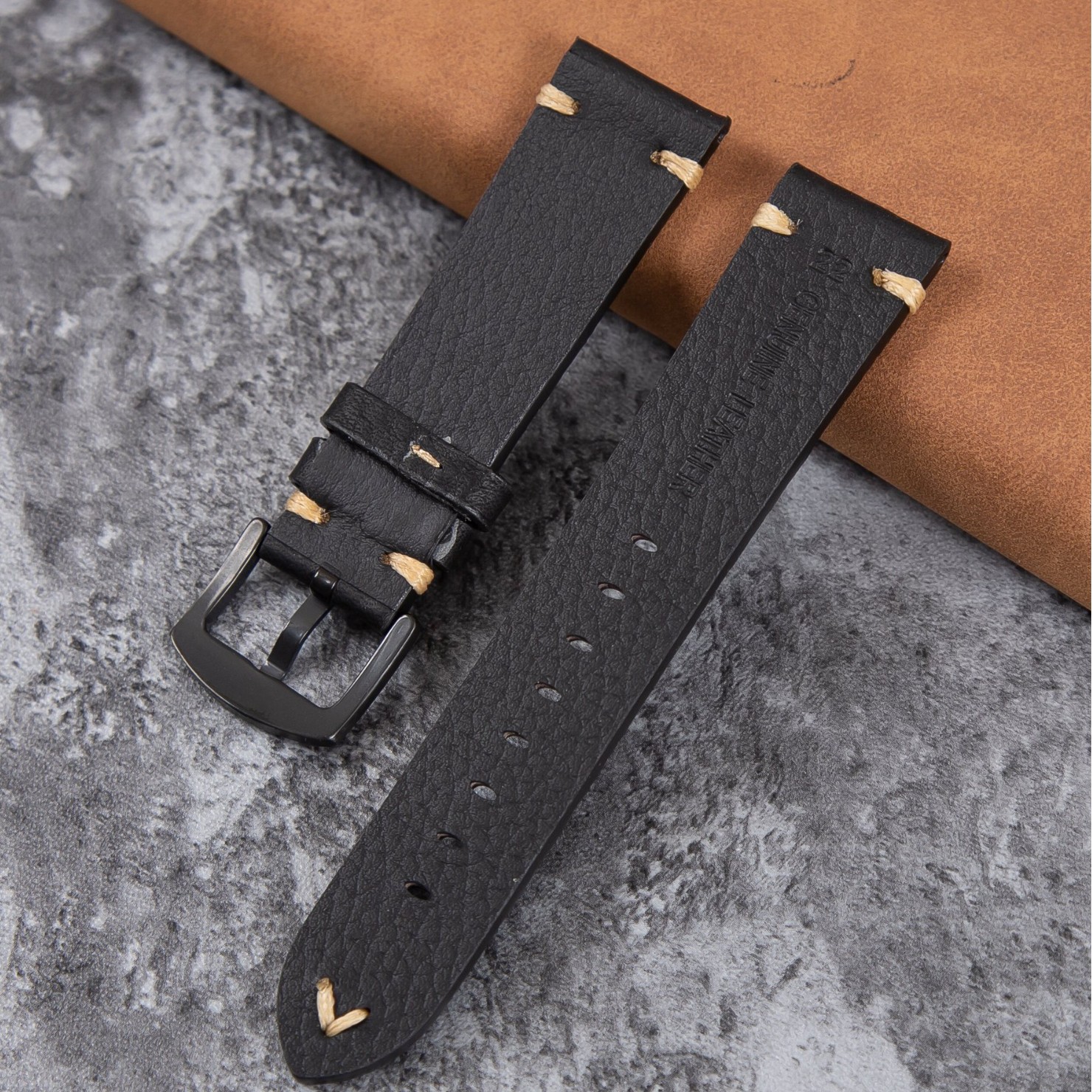 Vintage Uhrenarmband aus Rindsleder