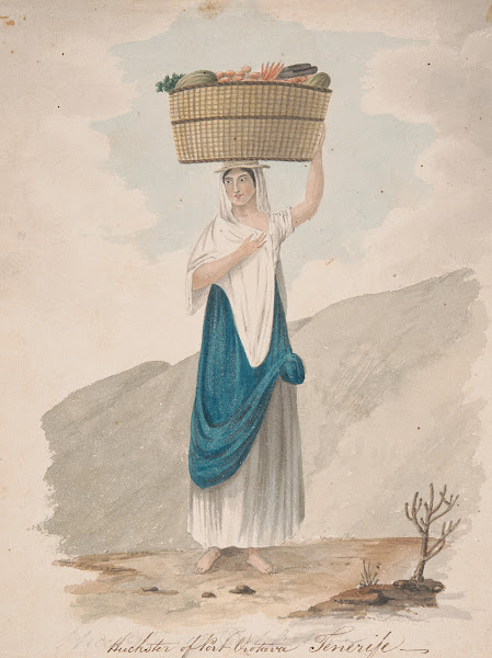 Huckster of Port Orotava Tenerife ca 1825