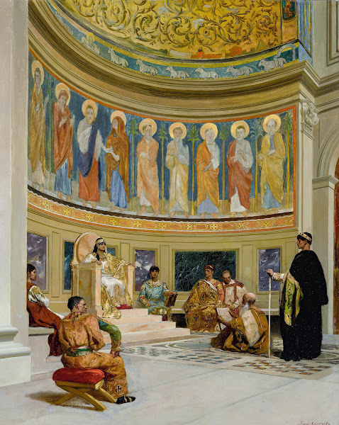 Saint John Chrysostom Exiled By The Empress Eudoxia