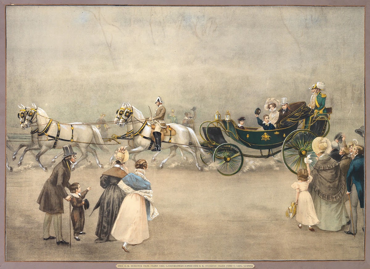 Their Imperial and Royal Highnesses Archduke Francis Charles and Archduchess Sop