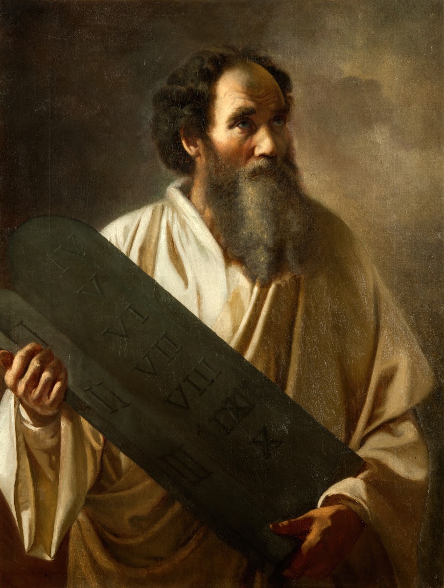 Moses Study Of Head 1856