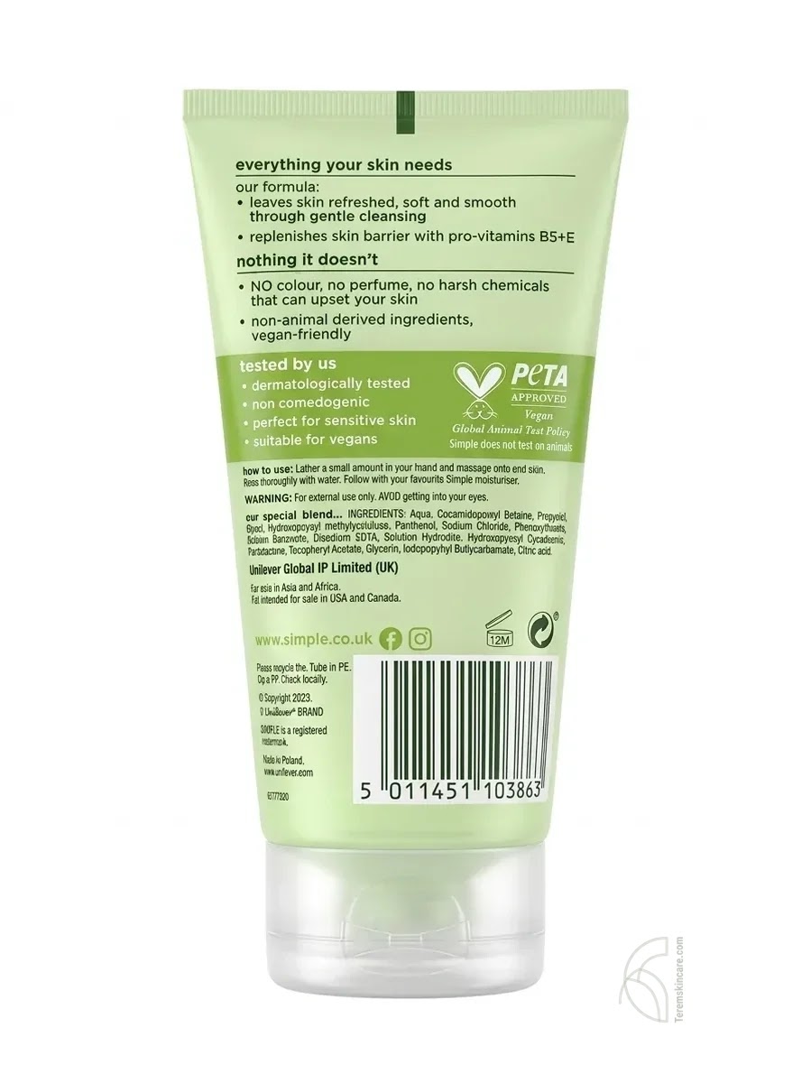 Simple Refreshing Facial Wash