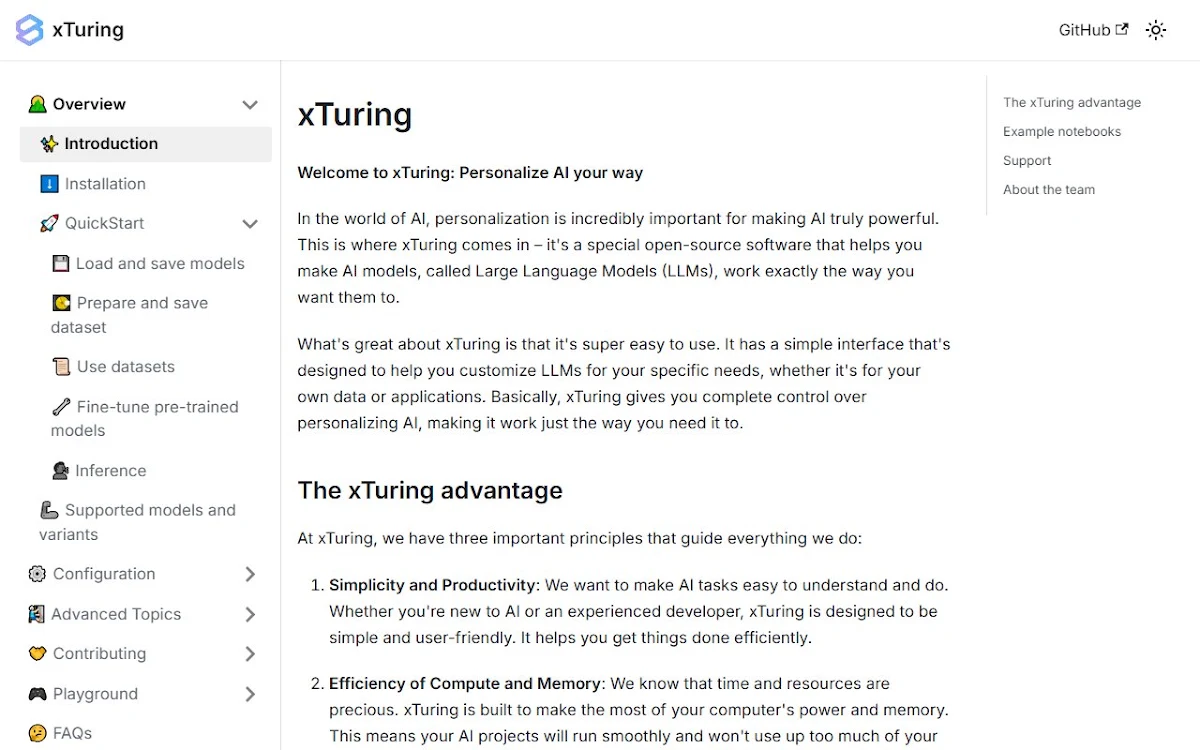 Captura de Xturing