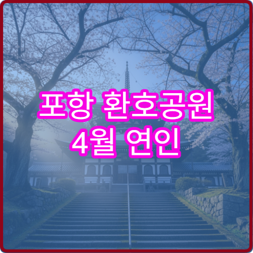 포항 환호공원 4월 연인 데이트 스페이스워크 벚꽃 2시간 완벽 동선