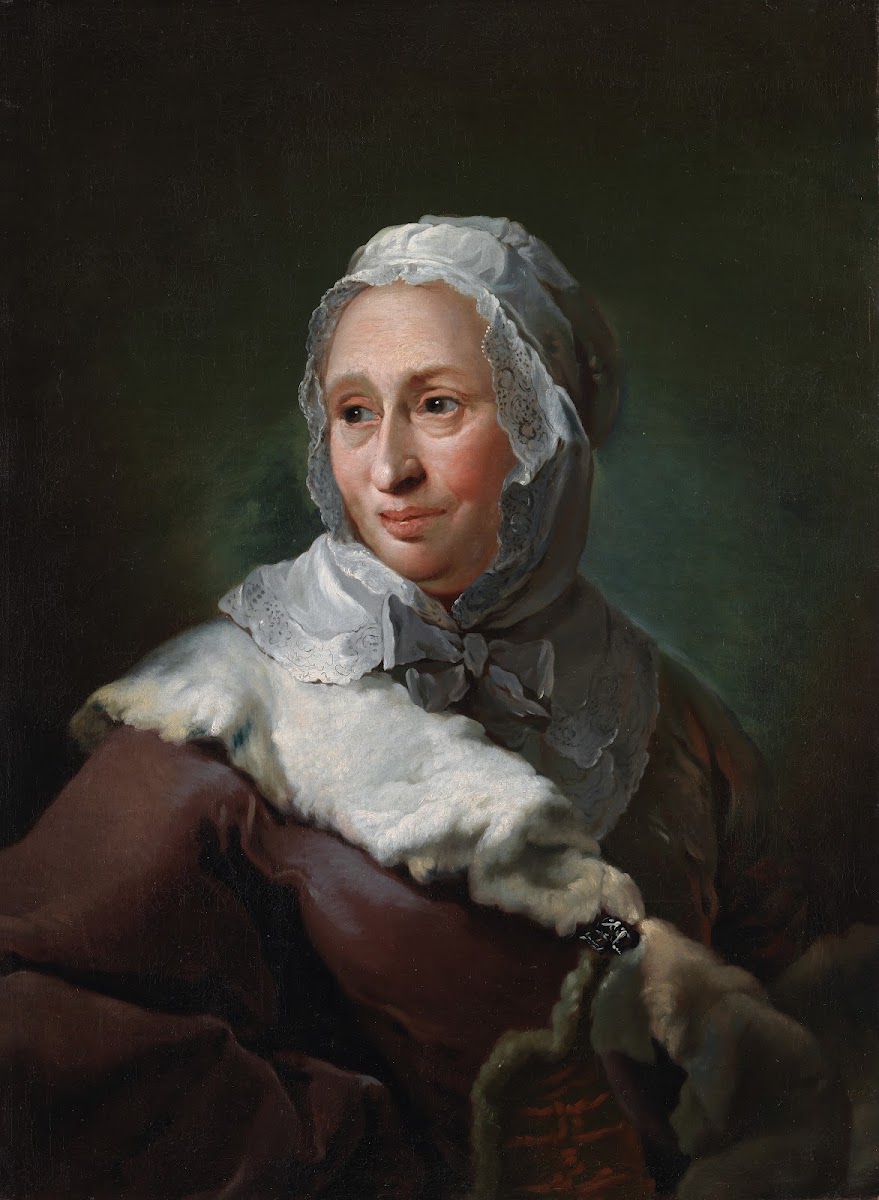 Portrait of Elisabeth Marie Fabritius née dAbbestée 1751  1752