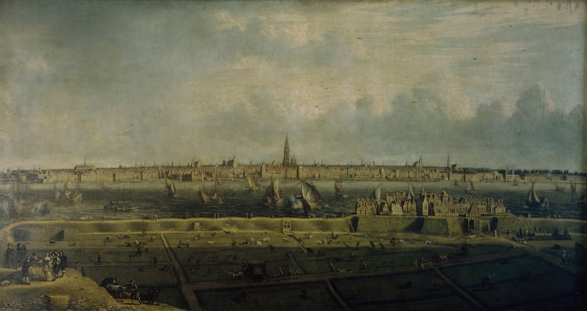 The Antwerp Waterfront And A Part Of The Vlaams Hoofd 1658