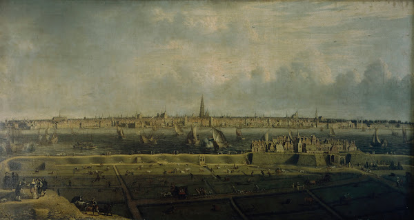 The Antwerp Waterfront And A Part Of The Vlaams Hoofd 1658