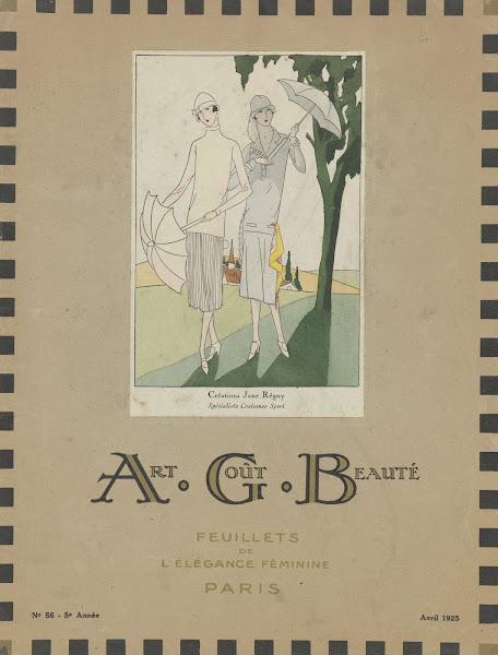 Art  Goût  Beauté Feuillets de l élégance féminine 1925