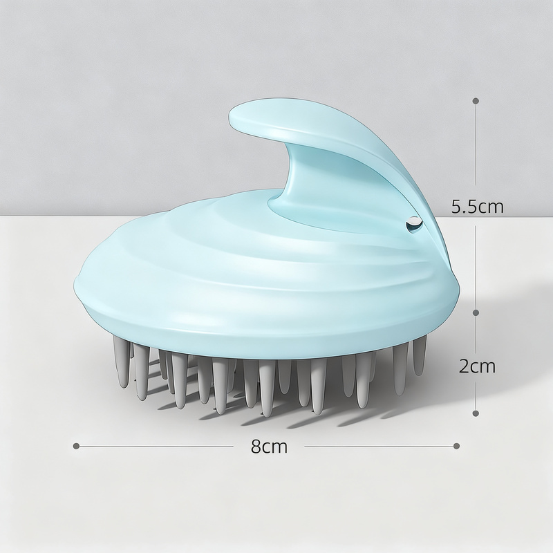 Silicone Scalp Brush for Massaging and Cleansing