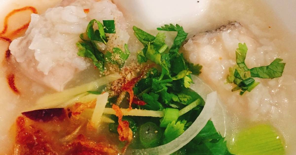 Cháo cá vược (sea bass)
