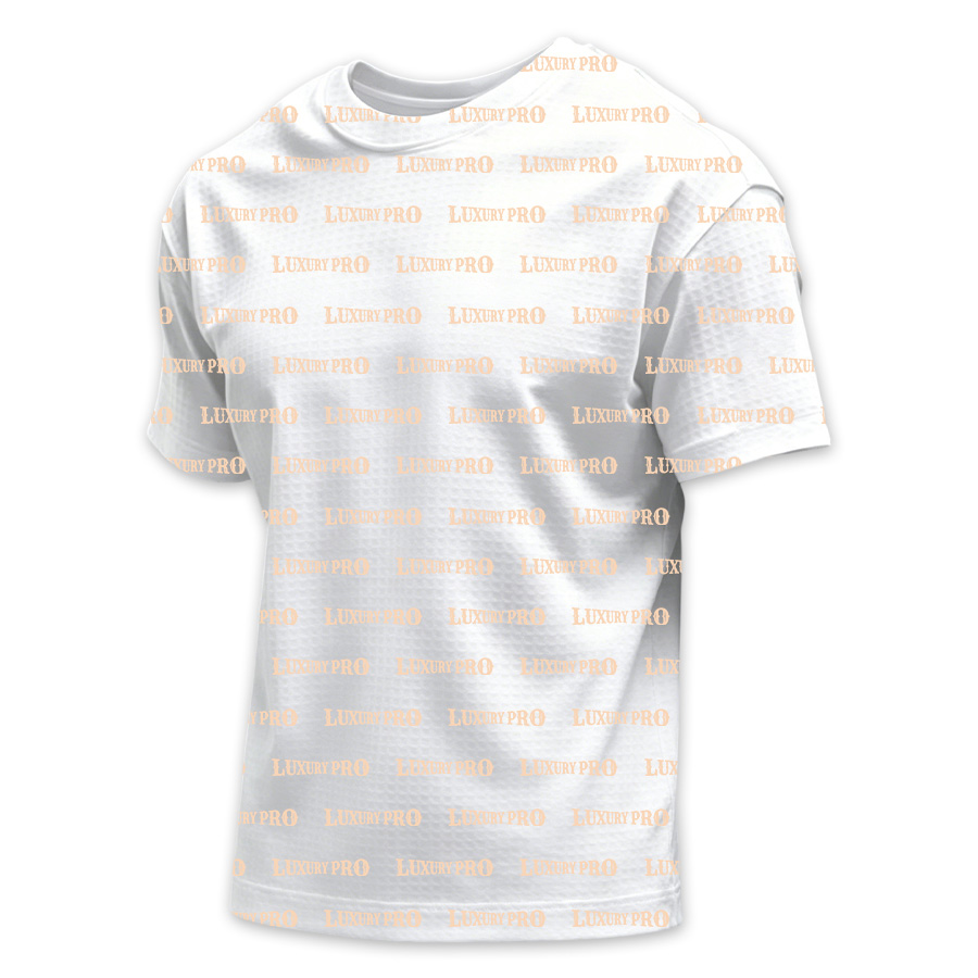 AOP Waffle Knit Short Sleeve