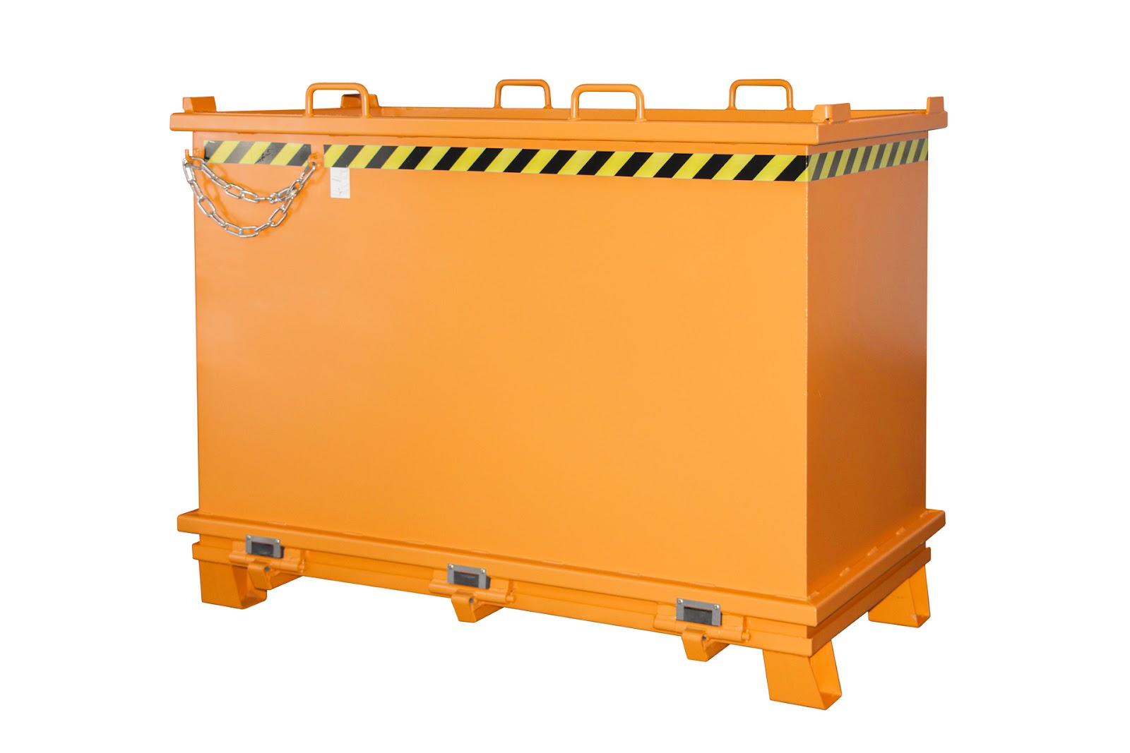 Bodemklepcontainer SB 2000, gelakt, Geeloranje
