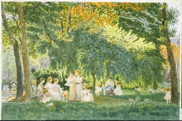 Square de la Mairie XIV Paris 1918