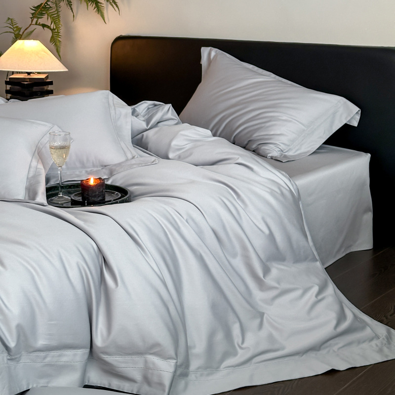 Long-staple cotton bedding, elegant, four pieces