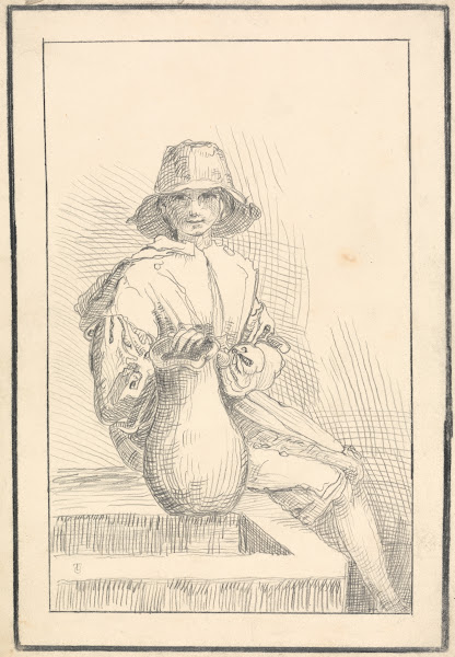 Boy Seated at a Well