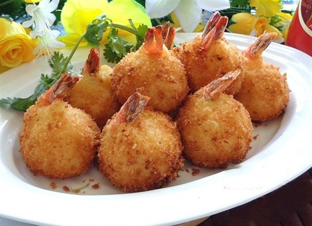 Khoai Tây Bọc Tôm