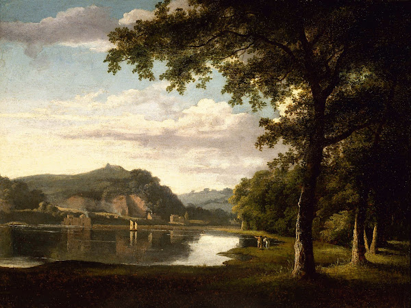 Landscape with View on the River Wye circa 1772