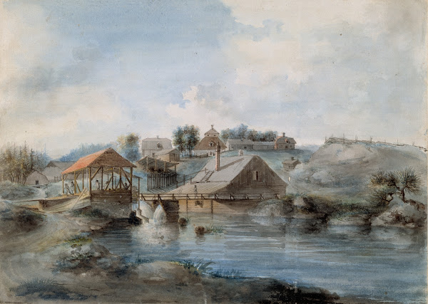 View From The Bernshammar Sawmill 1793
