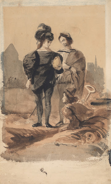 Hamlet and Horatio in the Graveyard 182728