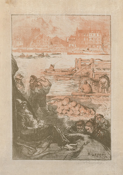 Peasants by a Dock Paris c 18701918