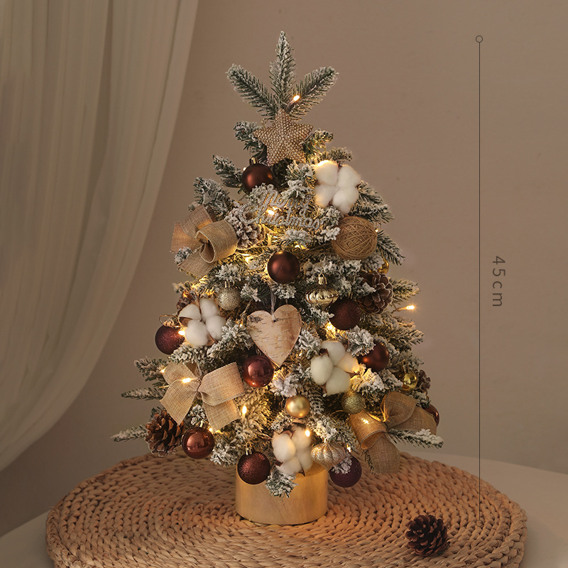 Mini Christmas Tree made of PE with Lighting and Decoration