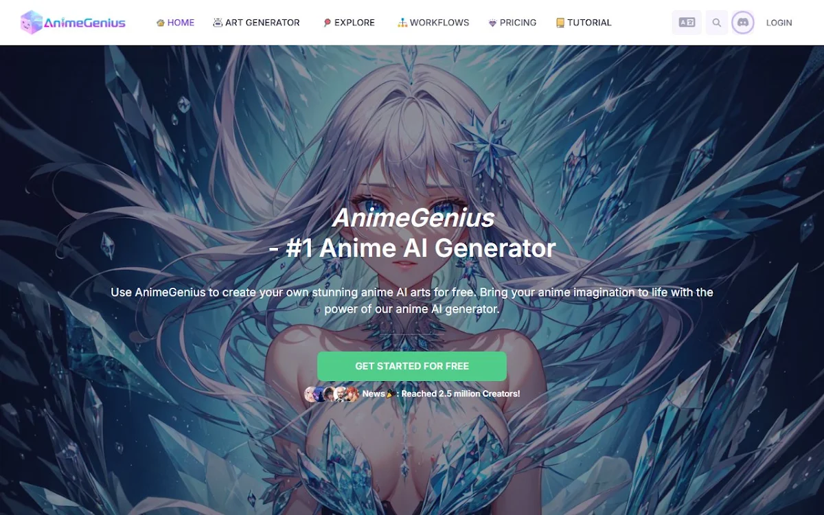Captura de AnimeGenius - Anime AI Generator