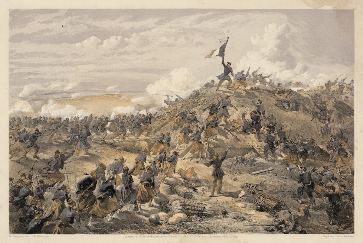 The attack on the Malakoff 1855