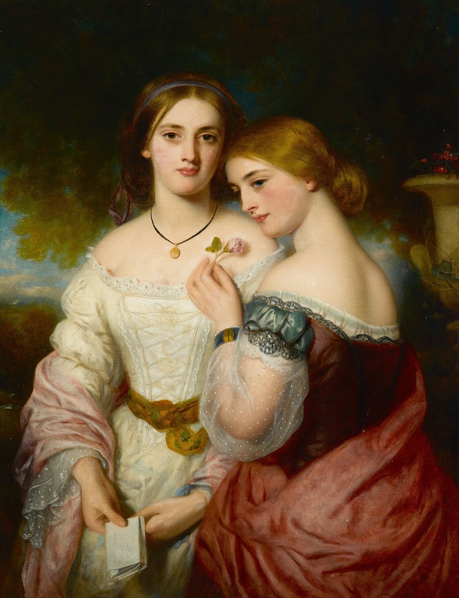 Two Victorian Beauties 1867