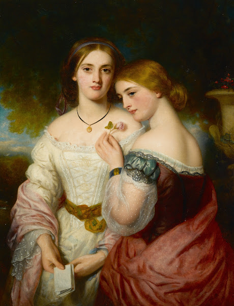 Two Victorian Beauties 1867