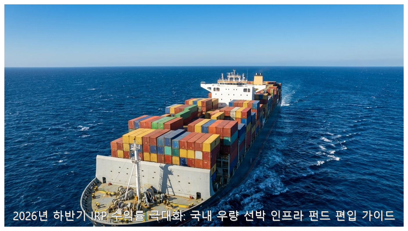 2026 IRP 선박 펀드 배당 필승법 핵심 안내 및 분석 인포그래픽 (3)