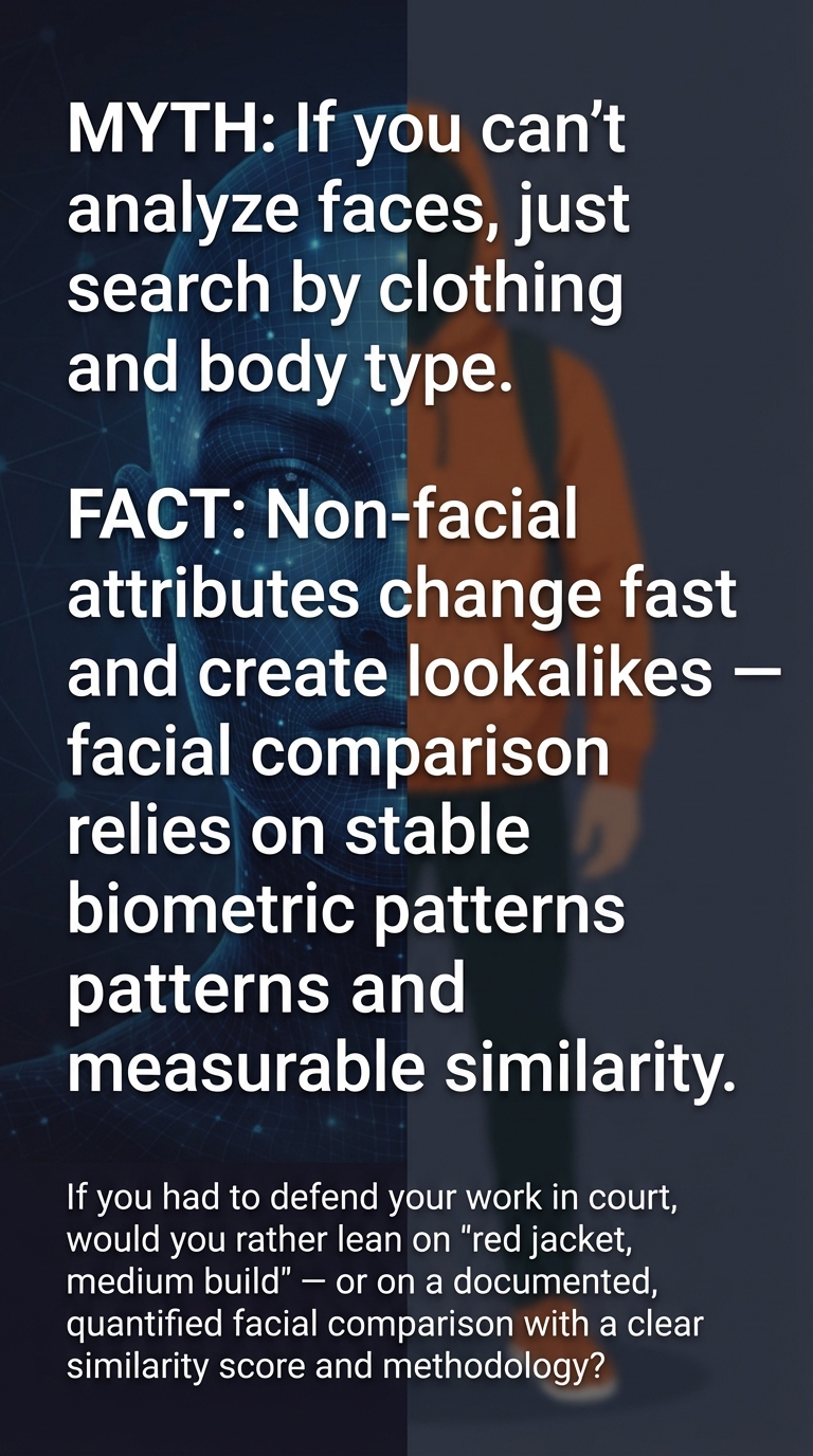 Body-Only AI Searches Aren't a Facial Recognition Workaround