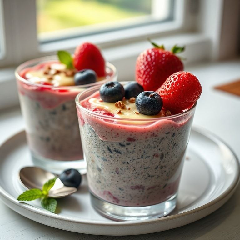 Easy Berry Chia Pudding Cups for a Healthy Breakfast – Quick & Flavorful