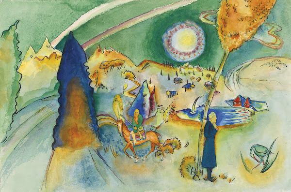 Aquarell für Poul Bjerre 1916