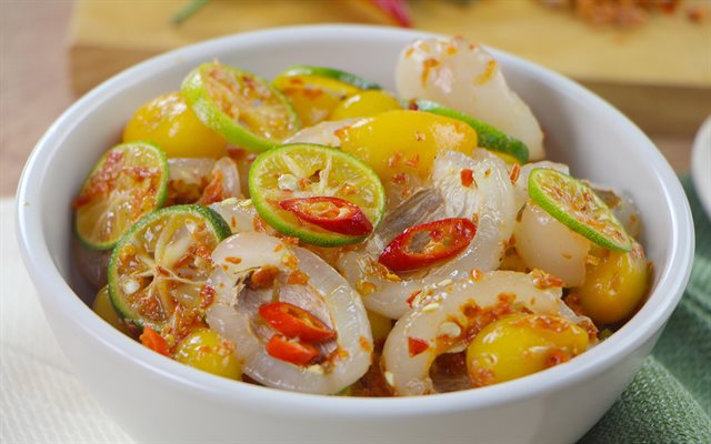 Chôm Chôm Xóc Muối Tắc